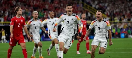 EURO 2024 - optimi de finală: Germania - Danemarca 2-0